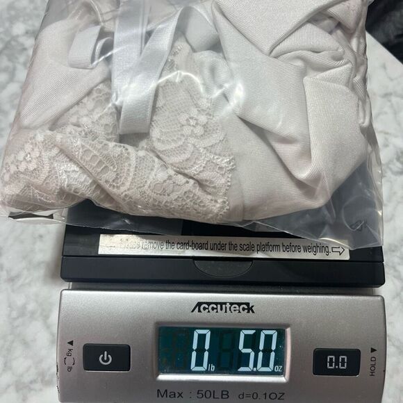 Coquette Womens Slip Dress Chemise size Large White Coquette Style - Picture 9 of 12